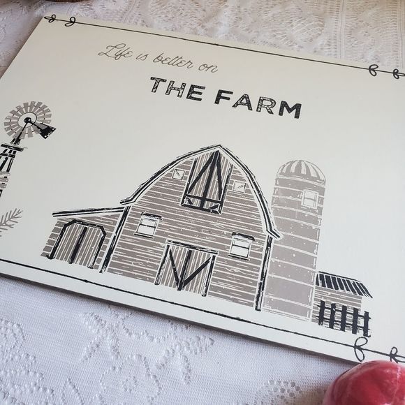 Life is Better on the Farm Hand Crafted Chalk Art - Picture 2 of 5